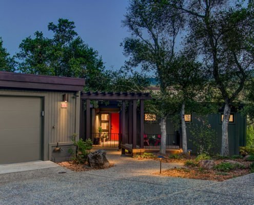 exterior leading up to the front door