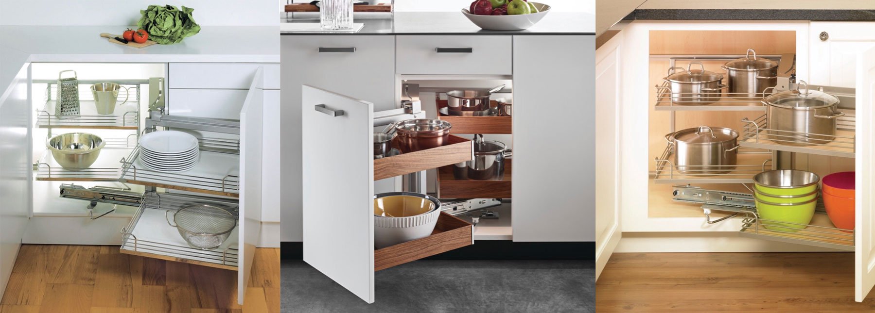 Clever Storage for Corners in Kitchens Harrell Design Build