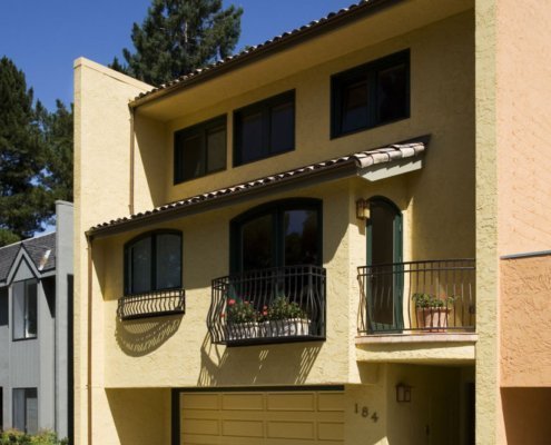 exterior of house with garage visible