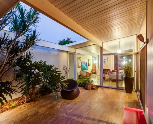 mid-century modern Eichler home