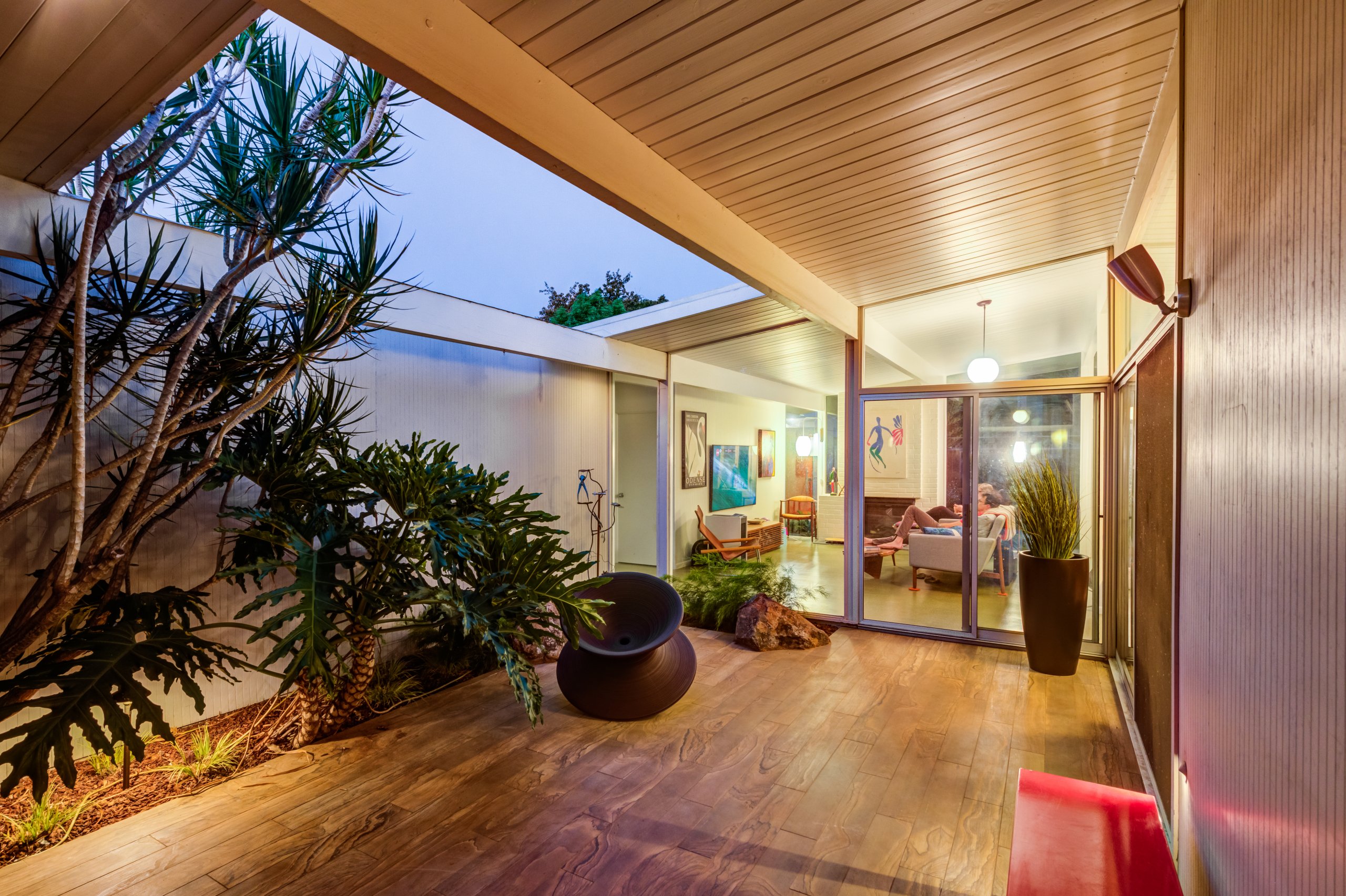 mid-century modern Eichler home